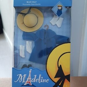 Madeline Blue Coat Doll Outfit